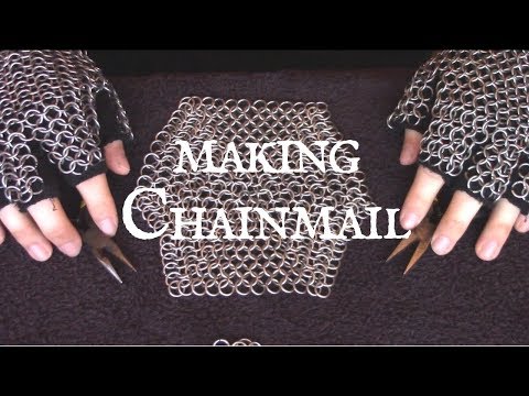 How to make chainmail: How to widen and shorten