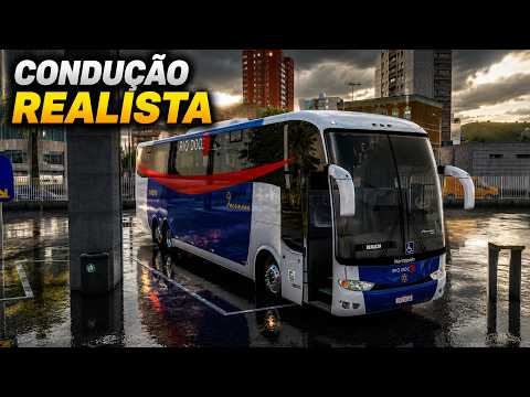 CONDUÇÃO REALISTA | ETS 2 1.60 | VIAGEM NO ESTADO DE MINAS GERAIS | POV BUS 4K