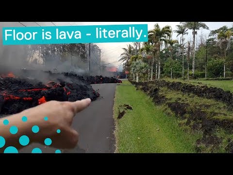 Crazy Lava Flows Captured in Hawaii
