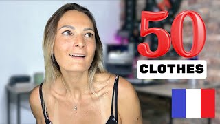 French Clothing Vocabulary PRONUNCIATION (with examples)