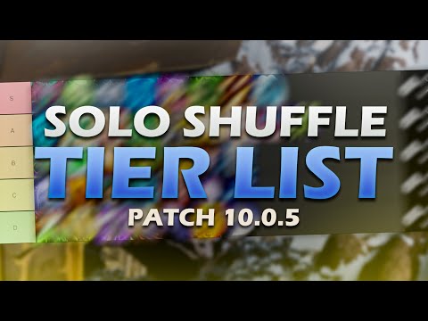 Solo Shuffle Tier List Dragonflight PvP 10.0.5 | All Classes Ranked!