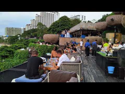 3 Mermaid view #thailand #3mermaid #explore #beach #reels #restaurant #travelblog #fun #viralvideo