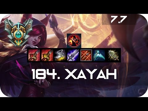 Master Xayah Jungle vs Lee Sin Season 7 s7 Patch 7.7 2017 Gameplay Guide Build Normals