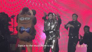 【HD】2014.10.05 李宇春2014WhyMe大连演唱会 04 《Dance to the music》合并字幕版by思湘 Li Yuchun Chris Lee Concert
