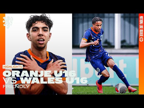 Strong defending and good goals! ⛔⚽⚽⚽ | Highlights Oranje U16 - Wales U16