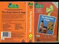 My Sesame Street Home Video Play Along Games Songs Australian VHS