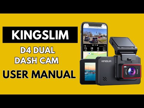 Installation & Setup : Kingslim D4 Dual Dash Cam