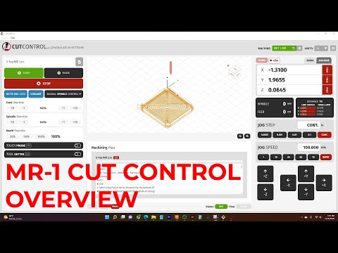 MR-1 CNC Mill CutControl Software Tutorial - General Overview and Visualizer