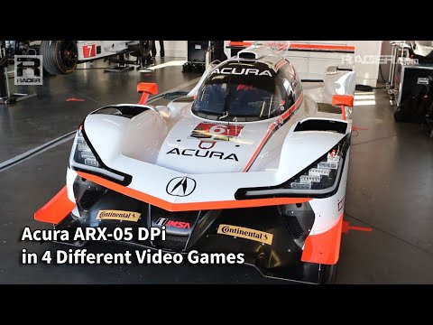 Thumbnail for Acura ARX-05 DPi in 4 Different Video Games by video in, Acura, video, Acura ARX-05, Car, vide, video i