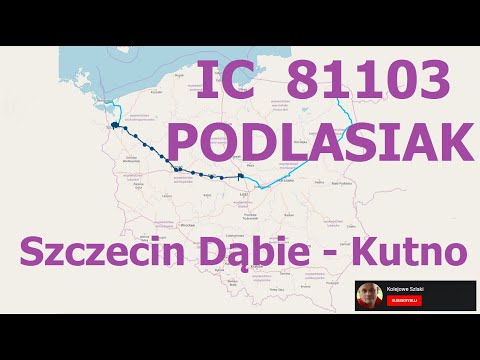 IC 81102 PODLASIAK EU160-011 SZCZECIN DĄBIE - KUTNO - awaria rozjazdu i powrót składu na wstecznym
