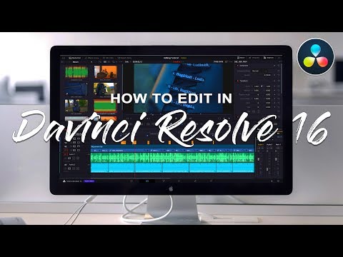 How to edit in Davinci Resolve 16 - Start to Finish Tutorial
