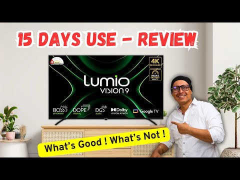 Lumio Vision 9 QD-Mini LED Google TV Review After 15 Days | Best 55 inch TV 2025 ?