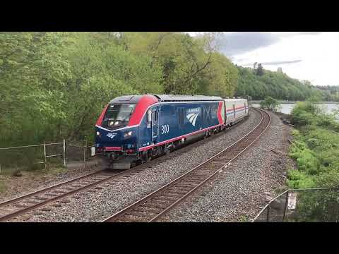 Amtrak Heritage #300 in Carkeek Park