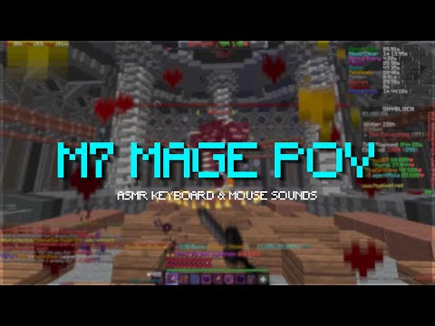 M7 Mage POV ASMR Keyboard & Mouse Sounds | HYPIXEL SKYBLOCK