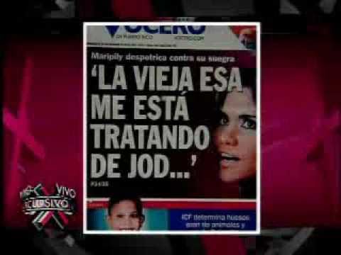 SuperXclusivo 11/12/10 - Maripily despotrica contra su suegra
