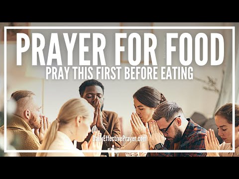 Prayer Before Meals | Grace Prayer For Food Before Eating