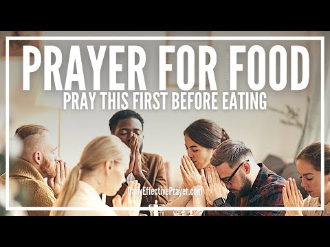 Prayer Before Meals | Grace Prayer For Food Before Eating Video