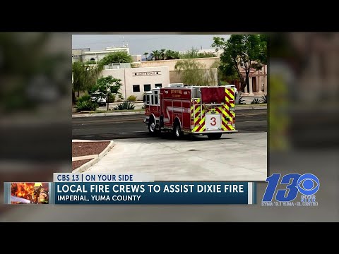 Yuma, Imperial County fire departments deploy units against CA wildfire - KYMA
