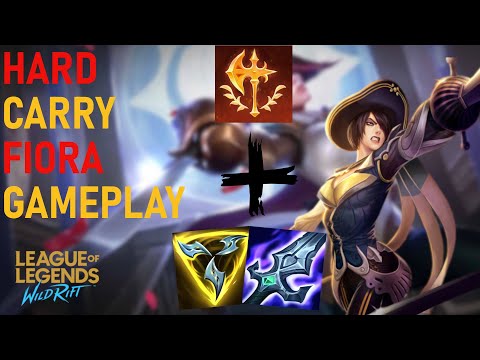 HARD CARRY 13 KILL FIORA GAMEPLAY (BUILDS AND RUNES)