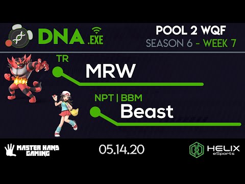 DNA.EXE S6:W7 - TR | MRW (Incineroar) Vs. NPT | BBM | Beast (Pokemon Trainer) - Pool 2 WQF