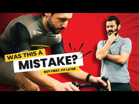 He bought a new bike BEFORE coming for his fit - Big MISTAKE?