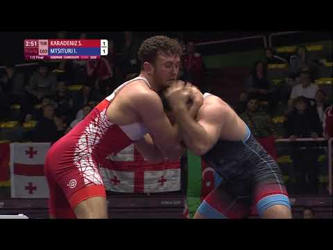 1/2 FS - 92 kg: S. KARADENIZ (TUR) v. I. MTSITURI (GEO)