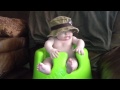 Watching Signing Time In The Safari Hat