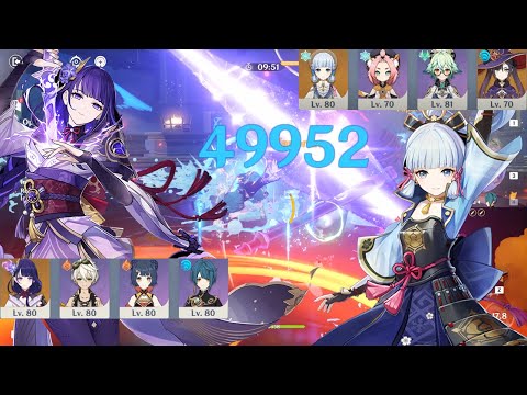 3.6 Abyss - F2P Ayaka Freeze & Raiden National Destroy Spiral Abyss Floor 11 - Genshin Impact