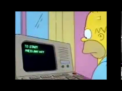 The Simpsons - Homer arbeitet von zuhause (german)