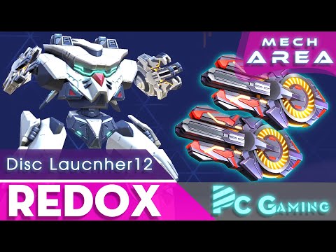 [ Mech Arena VN# 184 ] Redox with Disc Laucnher 12 - Redox lắp Bệ Pháo 12, sức mạnh hủy diệt