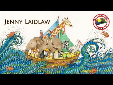 Watercolour painting techniques and illustration tutorial with Jenny Laidlaw I Colour In Your Life