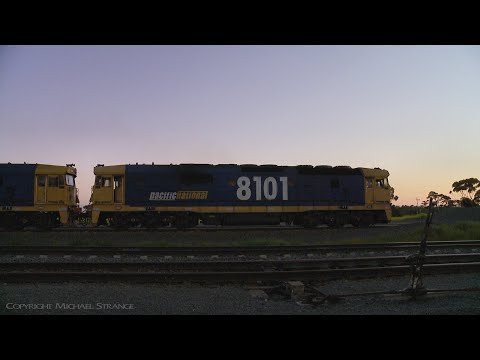 Pacific National Grain Train Departs Gheringhap (21/10/2019) - PoathTV Australian Railways