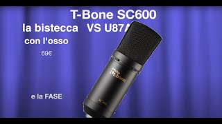 Video thumbnail for Microfono T-Bone SC 600 VS U87Ai e la fase by Paolo Balestri - Speaker- doppiatore pubblicitario