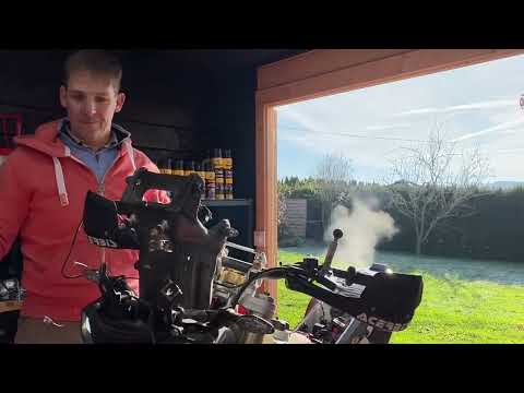 Kove 450 rally first start with the new engine 💪