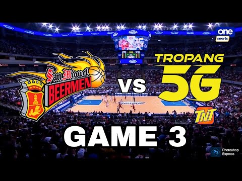 SAN MIGUEL BEERMEN vs TNT TROPANG 5G PBA GAME 3 FINALS 2026