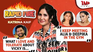 Katrina Kaif's RAPID FIRE on shaadi, Vicky Kaushal's wardrobe comment, Alia's baby, Deepika & Salman