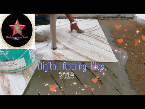 How to digital flooring vitrified tiles install