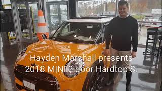 2018 MINI Cooper 2 Door Hardtop with Hayden Marshall!