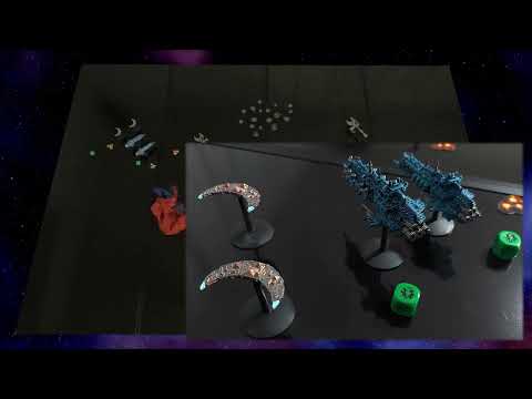 Battlefleet Gothic Battle Report Imperial Fleet vs Necrons