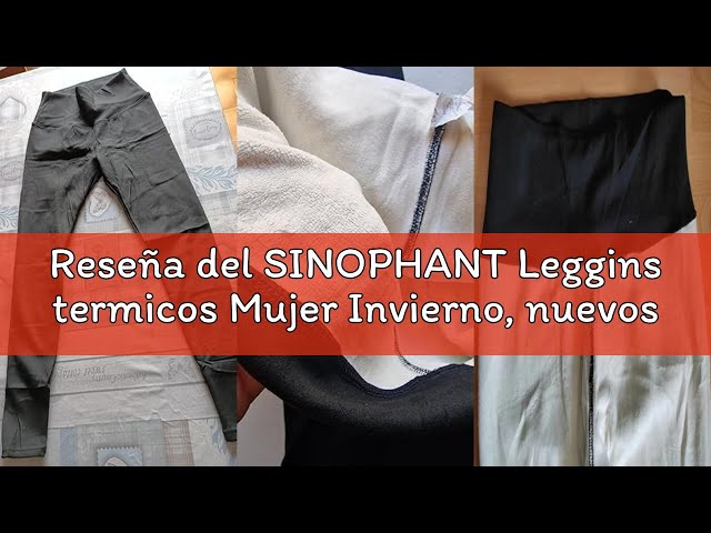 Vídeo relacionado con Terecey Leggins Termicos Mujer Interior Suaves Pantalon Termicos Mallas Termicas Invierno Elásticos Forro Polar Cálidos Pantalones