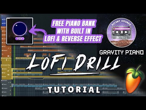 Making an Emotional LoFi RnDrill Beat | * Using Gravity Piano by Patent Sounds @DixonBeats