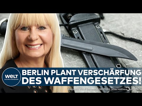 Video Thumbnail: BERLIN: Senatorin Iris Spranger plant Verschärfung des Waffengesetzes! Verbot von Messern in ÖPNV