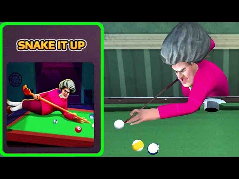 Scary Teacher 3D | miss T Snake Snooker Champion Gameplay Walkthrough (iOS Android)