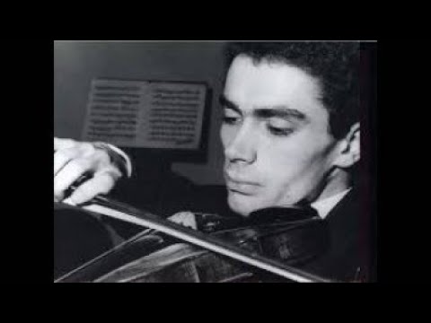 *****Паганини. Концерт №1для скрипки с оркестром. Исполняет Филипп Хиршхорн, дирижёр Рене Дефоссе.