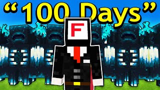 FAKE 100 Days in Minecraft Be Like