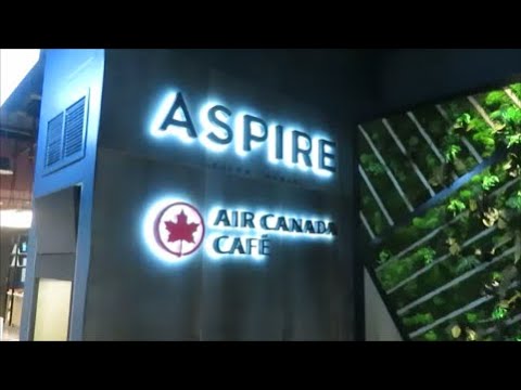 Revise o mais novo Aspire Lounge da Swissport - Air Canada Café - Billy Bishop Airport #traveling
