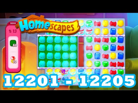 Homescapes Level 12201 - 12205 HD 3 - match puzzle Gameplay | android | IOS | 12202 | 12203 | 12204