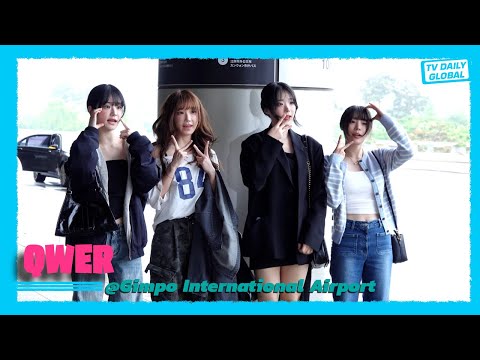 [4K] QWER Departs for Japan via Gimpo Airport | CHOHDAN, HINA, MAGENTA, SIYEON