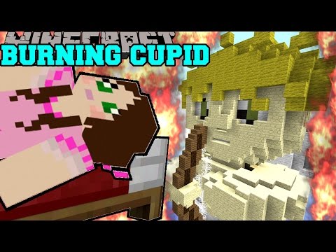Minecraft: BURNING CUPID (VALENTINES DAY STRUCTURES!) Mini-Game