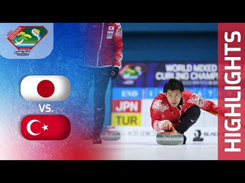 JAPAN v TÜRKIYE - Round robin - World Mixed Doubles Curling Championship 2023